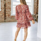 Boho Floral Mini Dress
