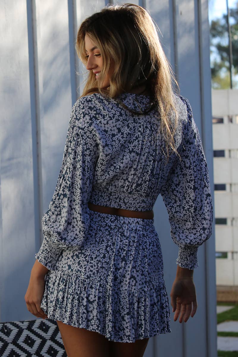 Floral Print Skort