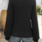 Ribbed Knit Long Sleeve Top