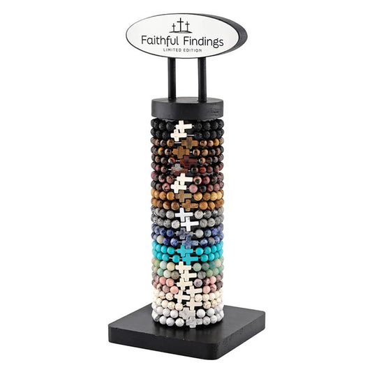 Stone Cross & Bead Bracelets - Southern Sassy Boutique