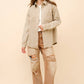 High Luxury Embellished Sparkle Stone Stripe Jacket