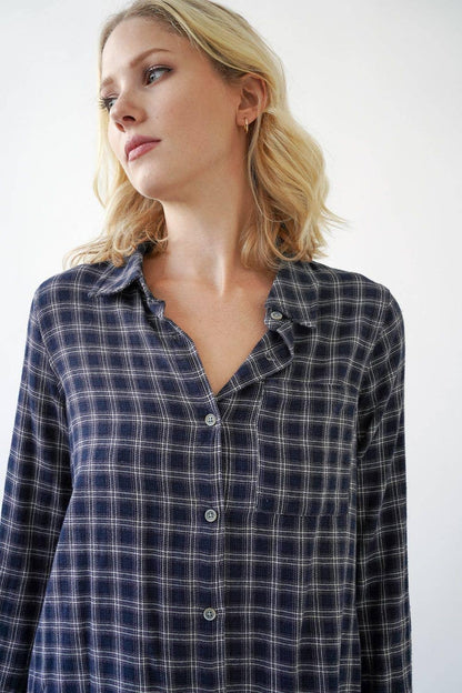 Plaid Flannel Shirt - Southern Sassy Boutique