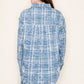 Long Sleeve Plaid Knit Top