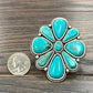 750331, Turquoise Adjustable Ring