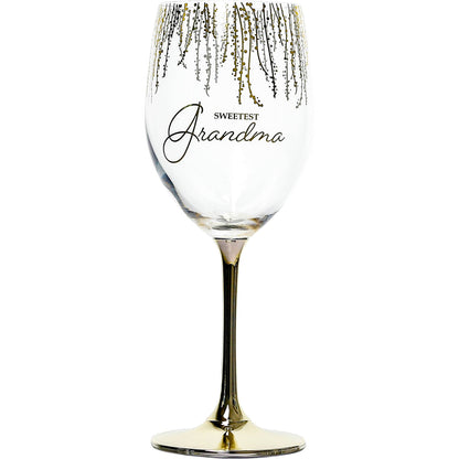 Grandma - Gift Boxed 19 oz Crystal Wine Glass