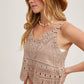 CROCHET LACE TANK