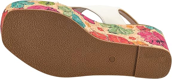 Corkys- Freddie Floral Wedge Sandals