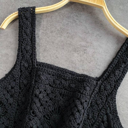 Crochet Knit Tank Top - Southern Sassy Boutique