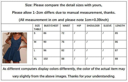 Denim High Waist Flowy Dress - Southern Sassy Boutique