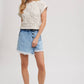 KNIT SWEATER SHORT SLEEVED PULLOVER