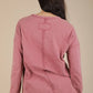 Mineral Washed Casual Knit Top