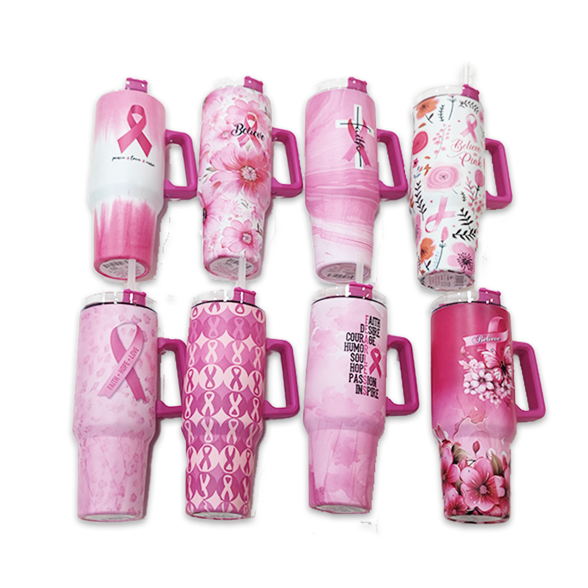 Insulated Cup 40 oz PINK Awareness