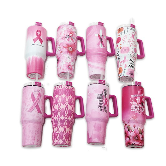 Insulated Cup 40 oz PINK Awareness