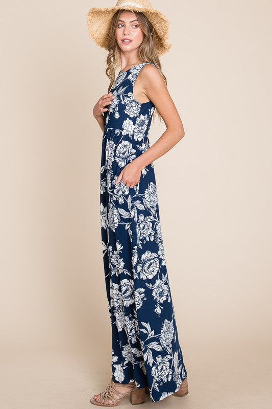 Floral Print Maxi Dress