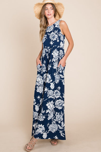 Floral Print Maxi Dress