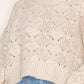 Long Sleeve Solid Knit Top with Side Buttons