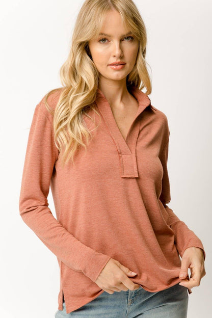 Collared Pullover - Southern Sassy Boutique