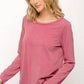 Cut-Out Long Sleeve Top