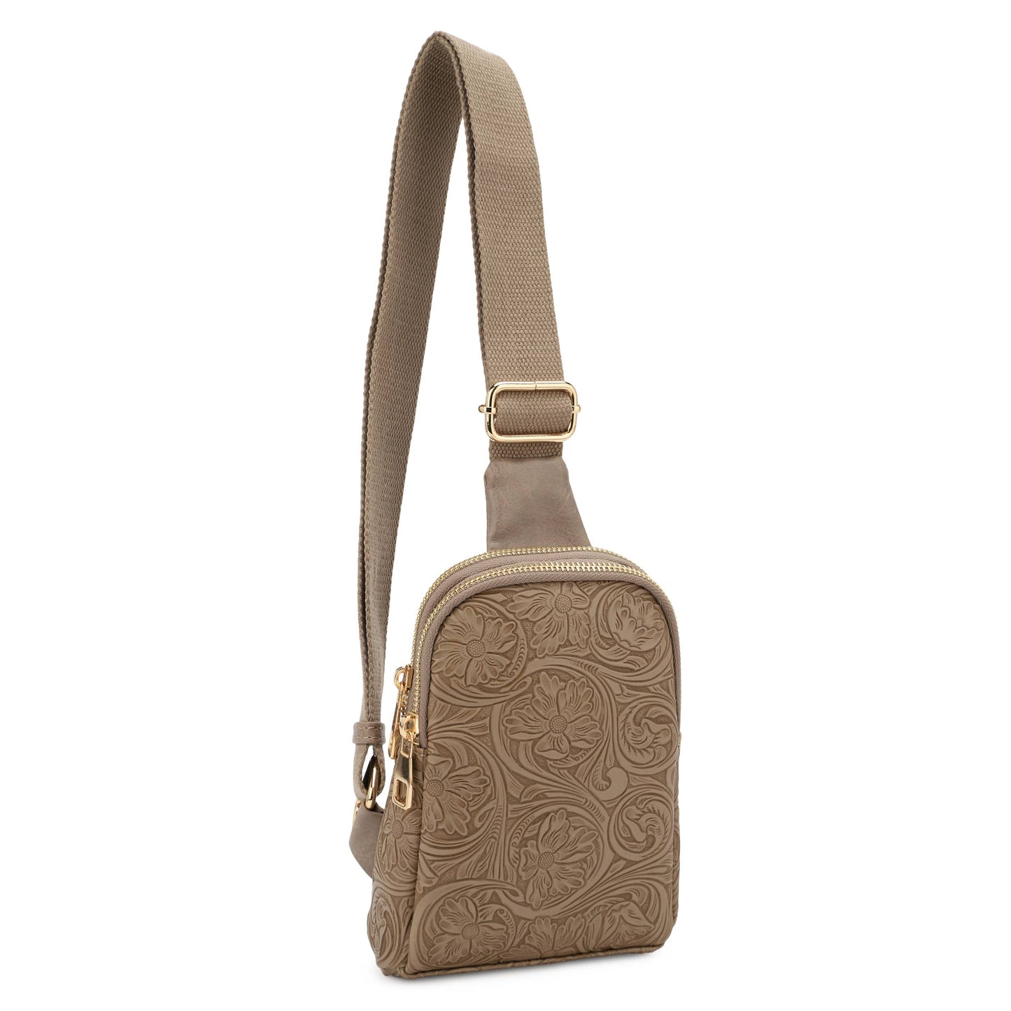 Maye Paisley Embossed 3 in 1 Tote Set