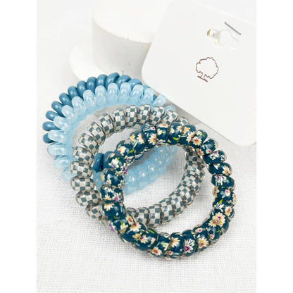 Multi Design Spiral Hair Ties - Southern Sassy Boutique