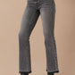 High Rise Crop Boot Denim