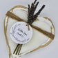 Small Heart Dough Candle