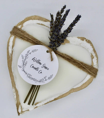 Small Heart Dough Candle - Southern Sassy Boutique