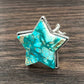 750502, Star Gemstone Adjustable Ring