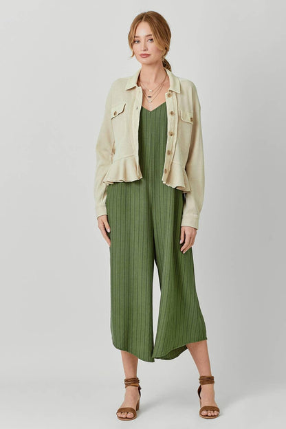 Washed Waffle Knit Jacket - Southern Sassy Boutique