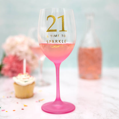 21 - Gift Boxed 19 oz Crystal Wine Glass