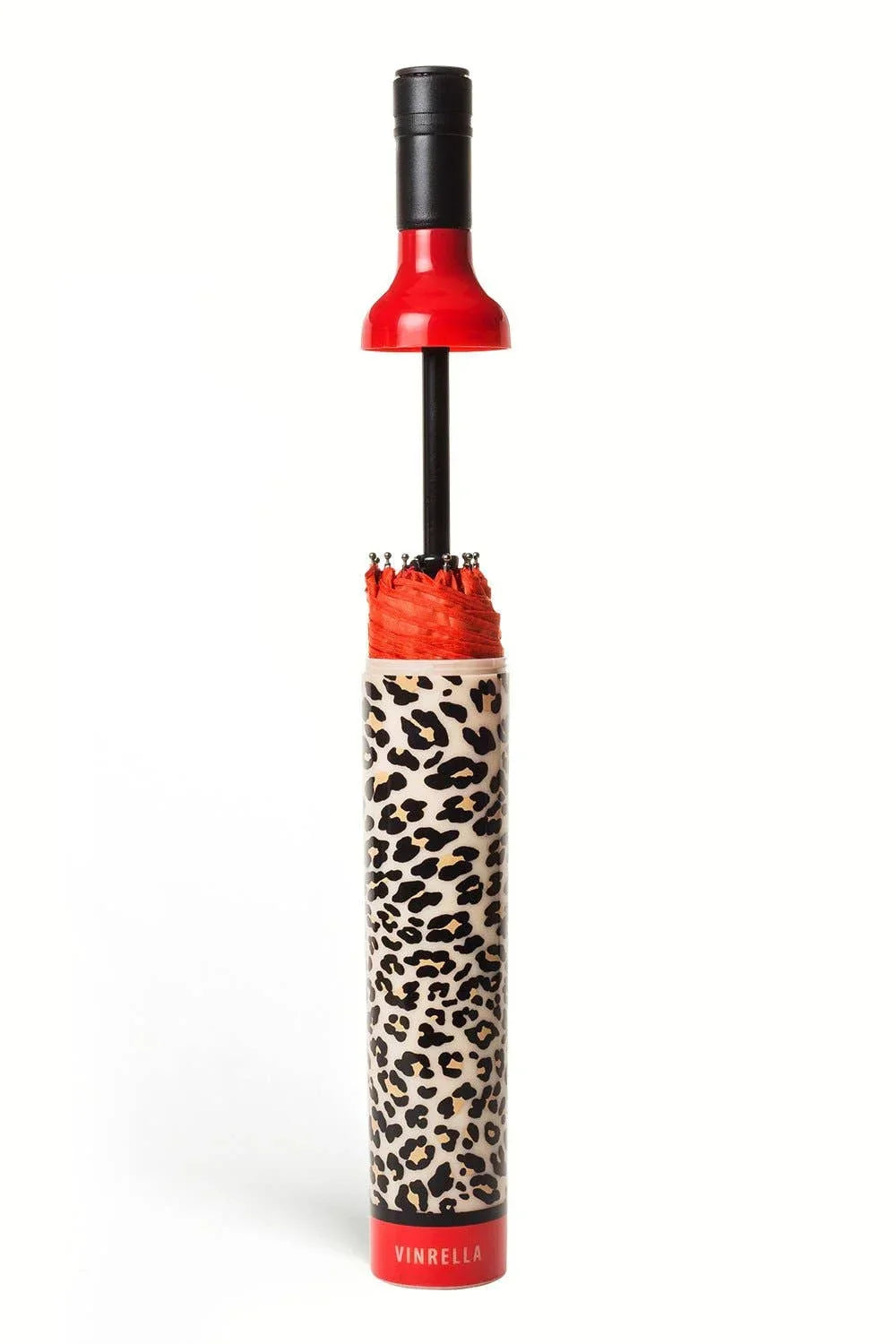 Leopard Print Bottle Umbrella - Southern Sassy Boutique