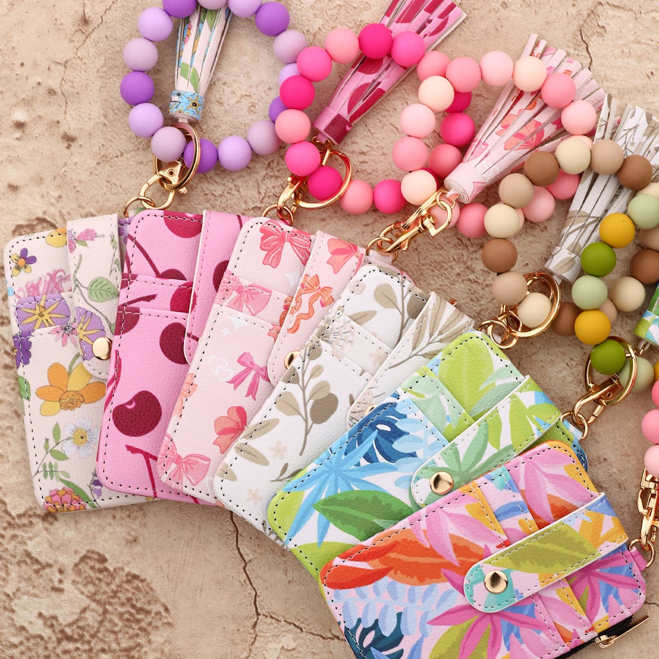 Print Card Holder Bracelet Keychain