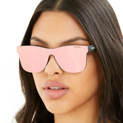 Sustainable Future Wife - Rosegold Square Wayfarer Sunglasses