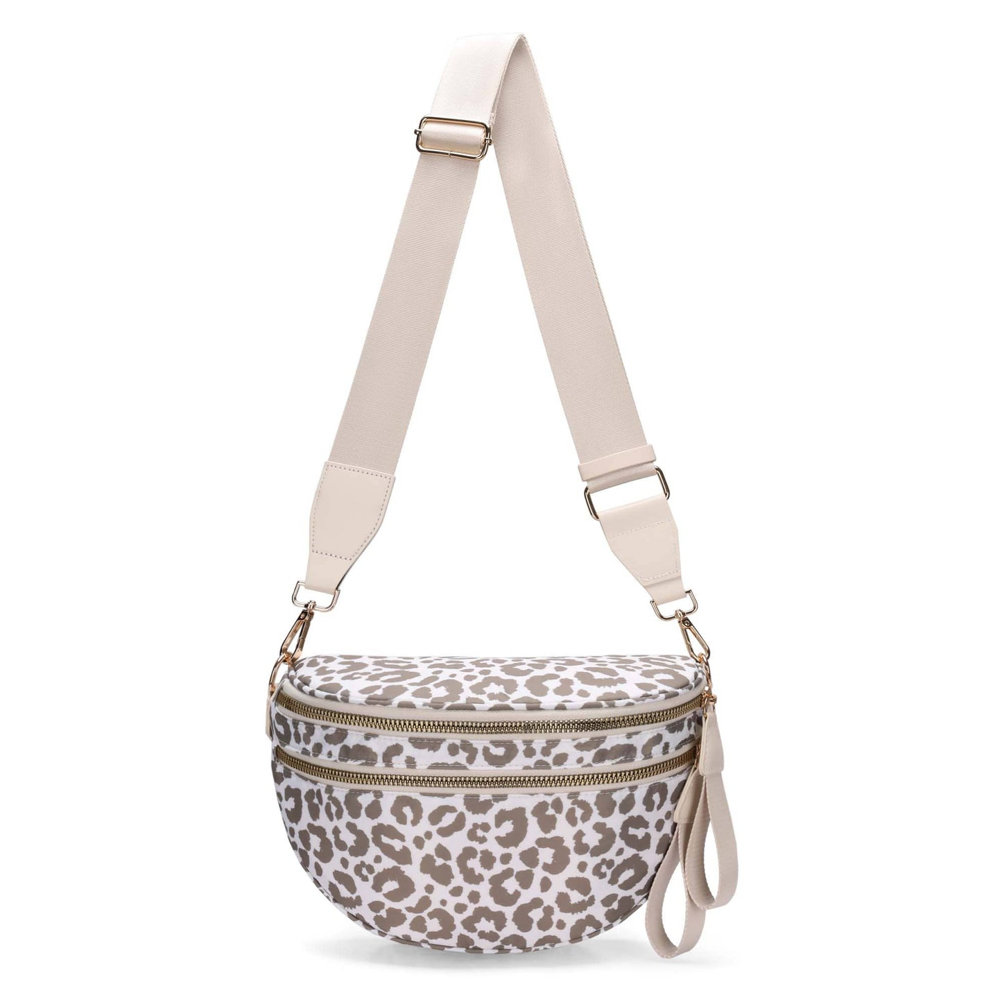 Paulina Nylon Waterproof Multi-Compartment 10" Crossbody Bag