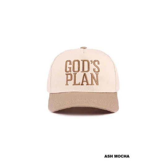 God's Plan Two Tone Ball Cap