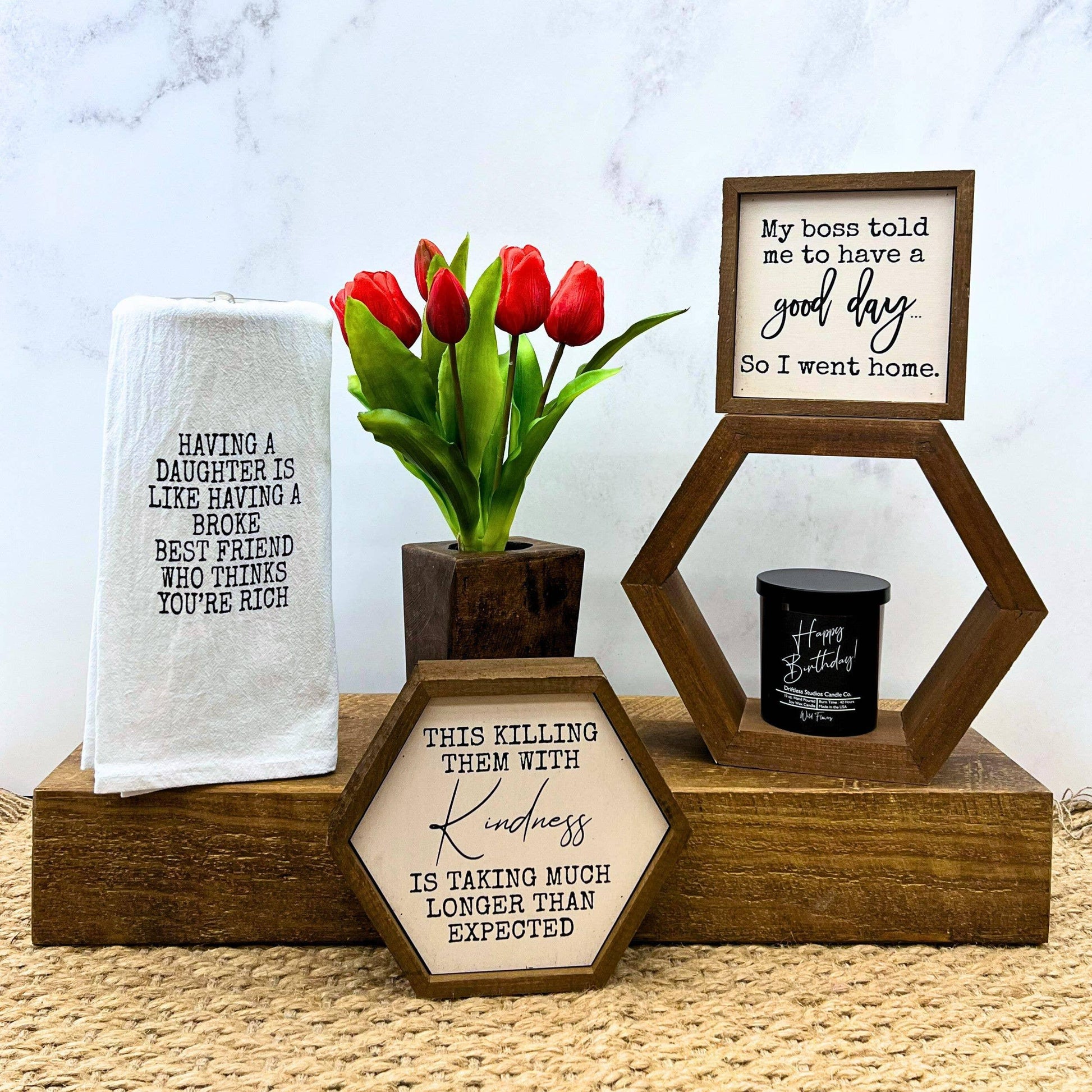 Having A Daughter Is Like Having A Broke Best Tea Towel - Southern Sassy Boutique