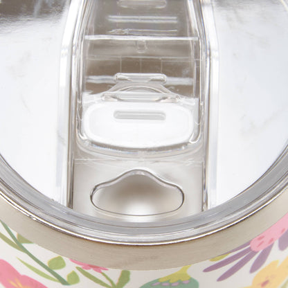 Happy Flowers Wine Tumbler