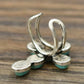 750167, Cross Turquoise Adjustable Ring