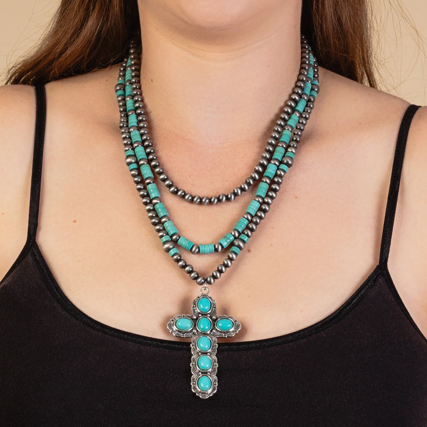 Western Cross Necklace