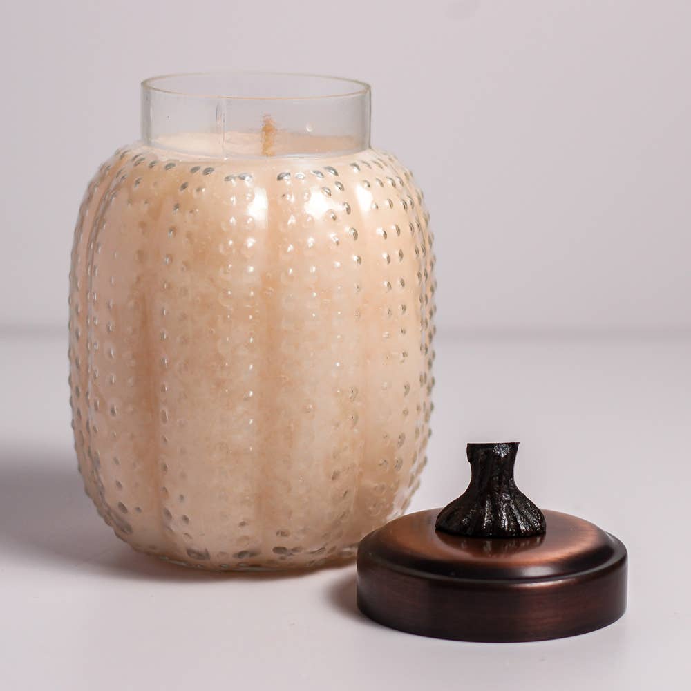 Pumpkin Large Candle (26oz.) – Honey Pear Cider