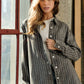 High Luxury Embellished Sparkle Stone Stripe Jacket