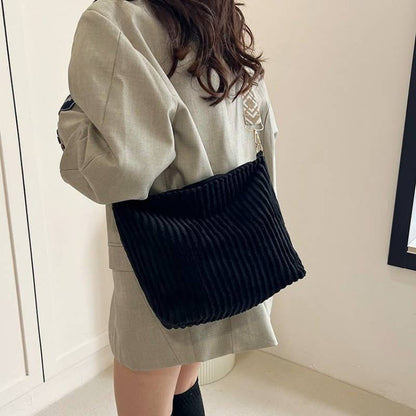 Corduroy AZTEC Guitar Shoulder Strap Tote Bag