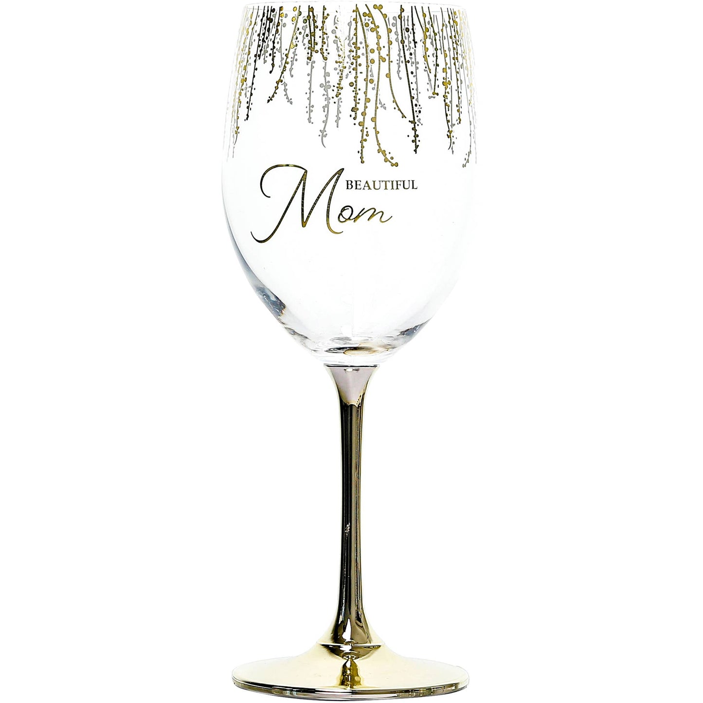 Mom  - Gift Boxed 19 oz Crystal Wine Glass