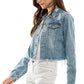 Ladies Distressed Denim Jacket