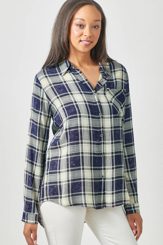 Plaid Button Down Shirt