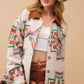Jacquard Western Shirt Jacket