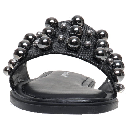 Empress Pierre Dumas Sandals with Metal Detail