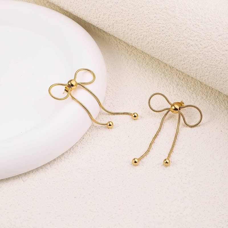 Bow Stud Earrings