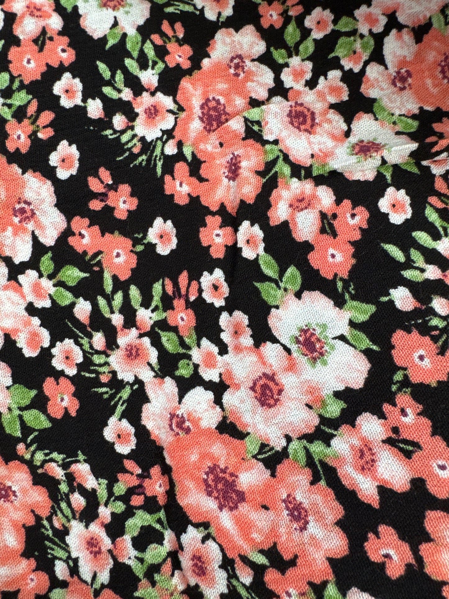 Curvy Floral Print Dress