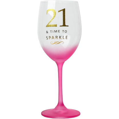 21 - Gift Boxed 19 oz Crystal Wine Glass